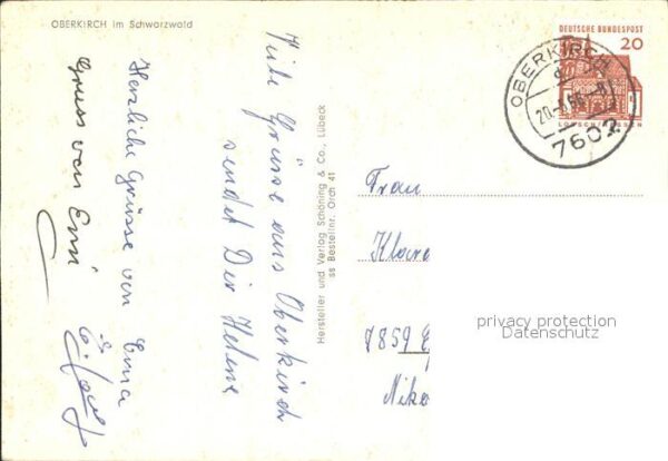 Oberkirch Baden Ortsansicht – Bild 2