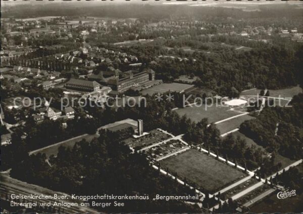 Buer Gelsenkirchen Fliegeraufnahme Knappschaftskrankenhaus