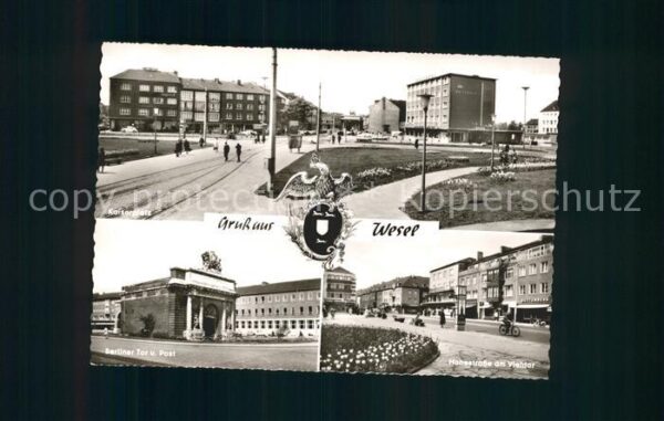 Wesel Rhein Berliner Tor Post Kaiserplatz Hohestras