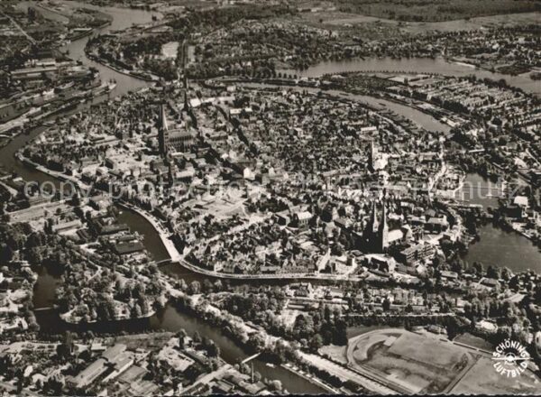 Luebeck Fliegeraufnahme