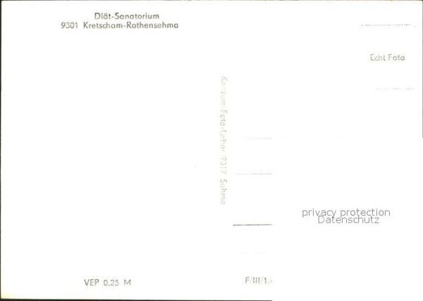 Kretscham-Rothensehma Diät Sanatorium – Bild 2