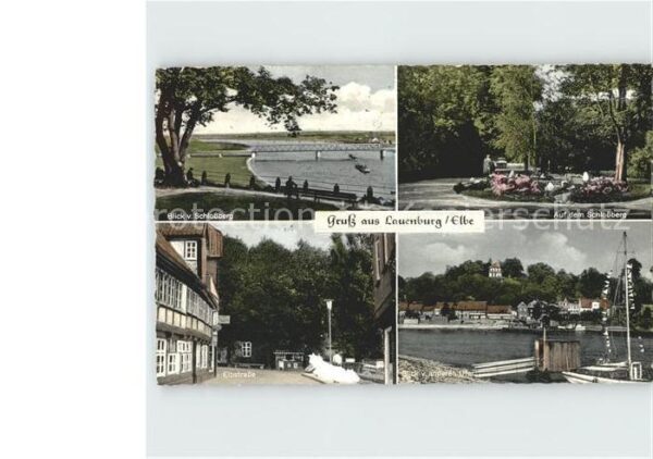 Lauenburg Elbe Schlossberg Elbstrasse Brücke