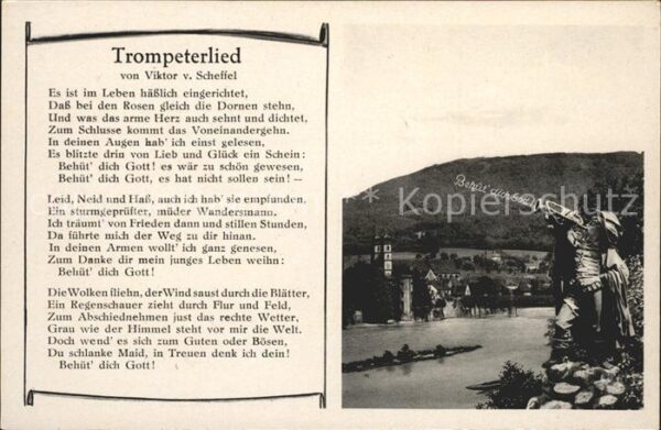 Trompeter Scheffel Trompeterlied Bad Säckingen