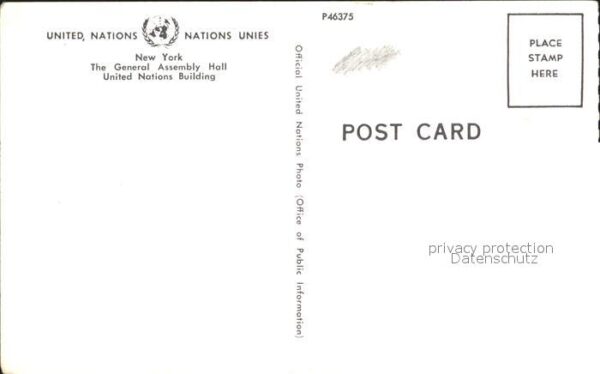 Politik General Assembly Hall United Nations Bu – Bild 2