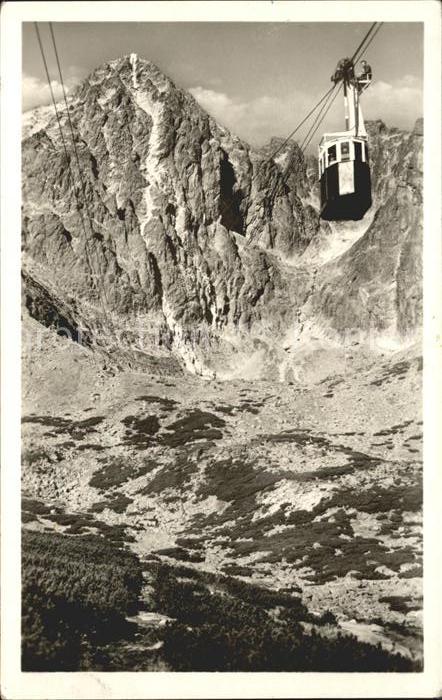 Seilbahn Vysoke Tatry Lanovka na Lomnicky stit