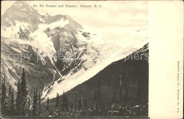Gletscher Mount Sir Donald Glacier