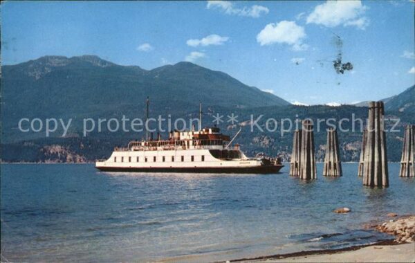 Faehre Ferry Bac Traghetto-- Autofähre M.V. Anscomb Kootenay Bay Can
