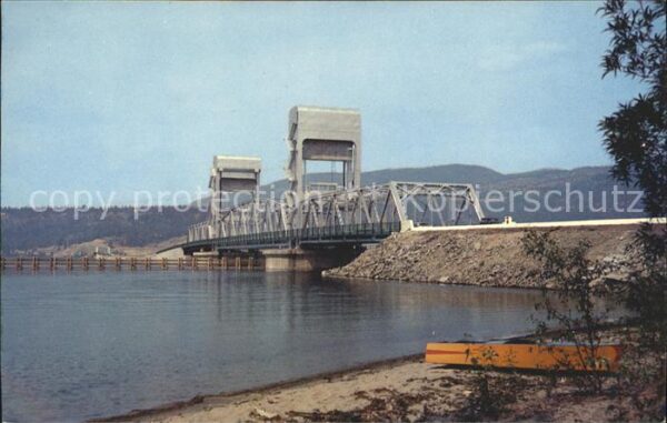 Bruecken Bauwerke Okanagan Lake Bridge Kelowna