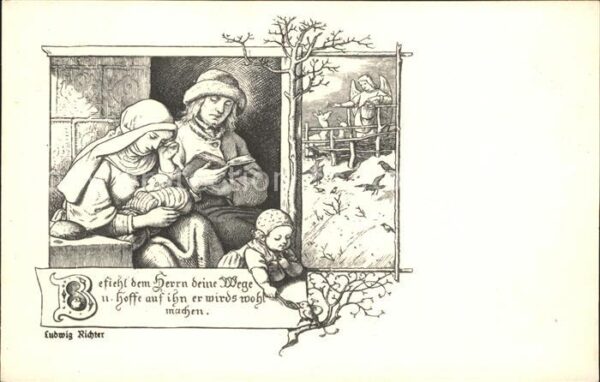 Richter Ludwig Aus der Mappe Fürs Haus Winter