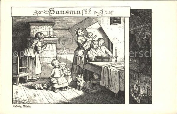 Richter Ludwig Aus der Mappe Fürs Haus Winter