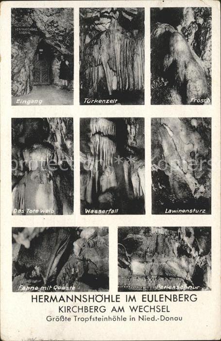 Hoehlen Caves Grottes Hermannshöhle Eulenberg Wasserfall Fros
