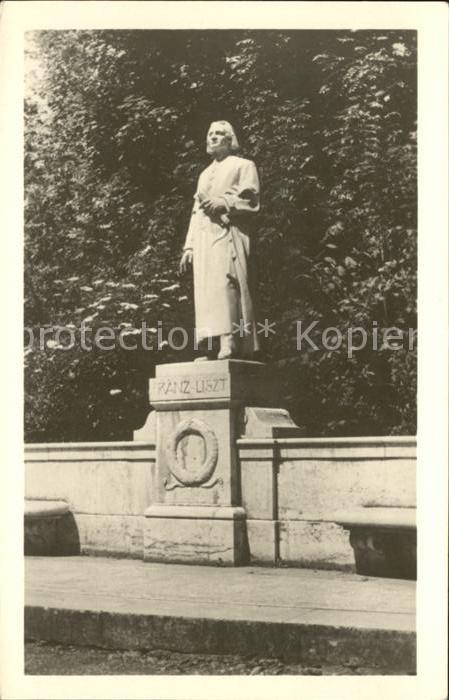 Liszt Franz Komponist Denkmal Weimar