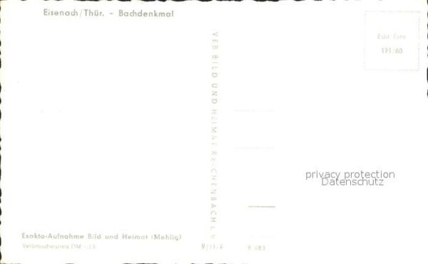 Bach Johann Sebastian Denkmal Eisenach – Bild 2