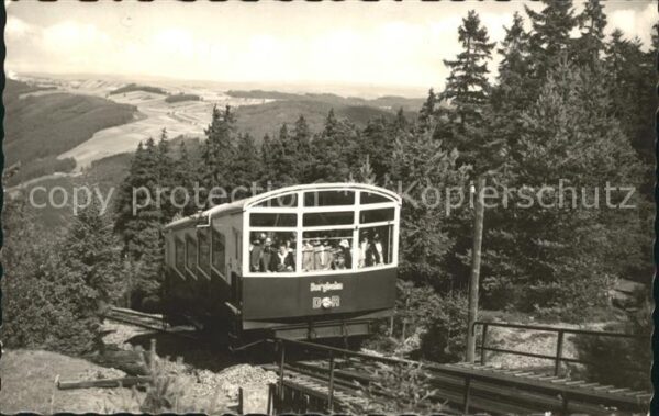 Zahnradbahn Thüringer Wald Steigung 1-4