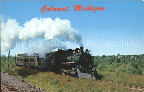 Lokomotive Keweenaw Central Steam Train Calumet Mi