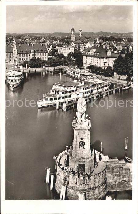 Motorschiffe Lindau im Bodensee Hafen