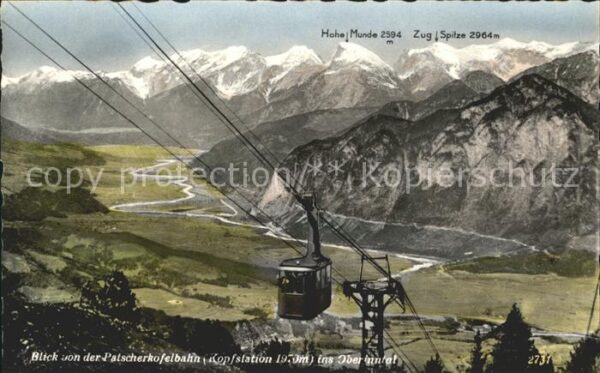 Seilbahn Patscherkofel Oberinntal Hohe Munde Zug