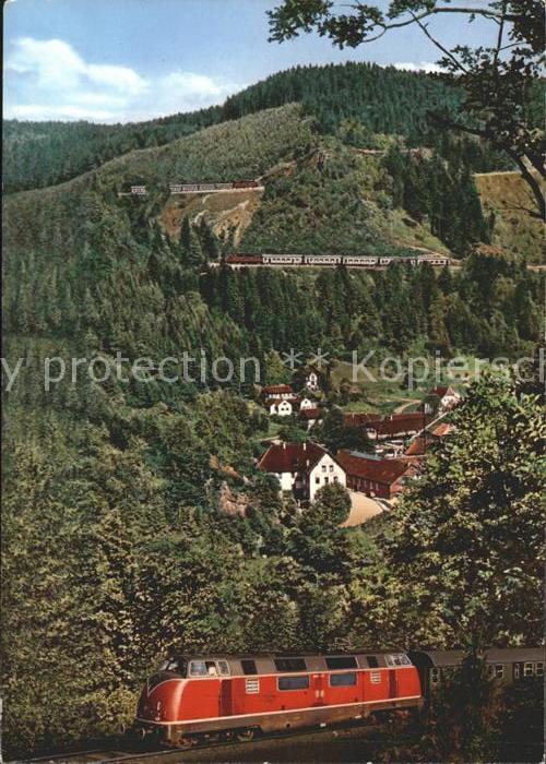 Eisenbahn Triberg Dreibahnlinie Bachjörg Schwarzw