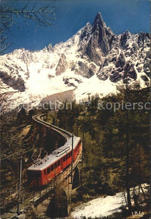 Zahnradbahn Chemin der fer Montenvers Aiguille du D