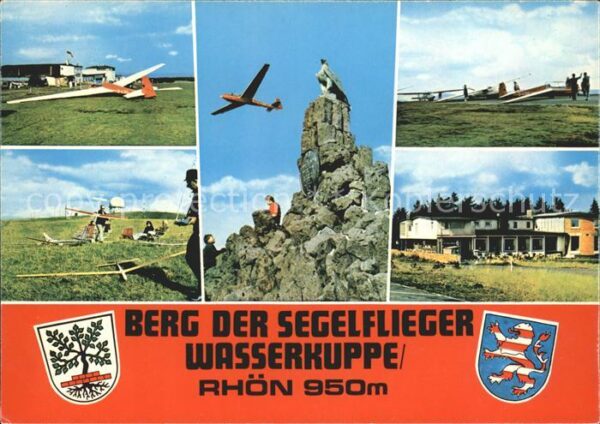 Segelflug Gliding Vol-Voile Vuolo-a-Vela Wasserkuppe Rhön