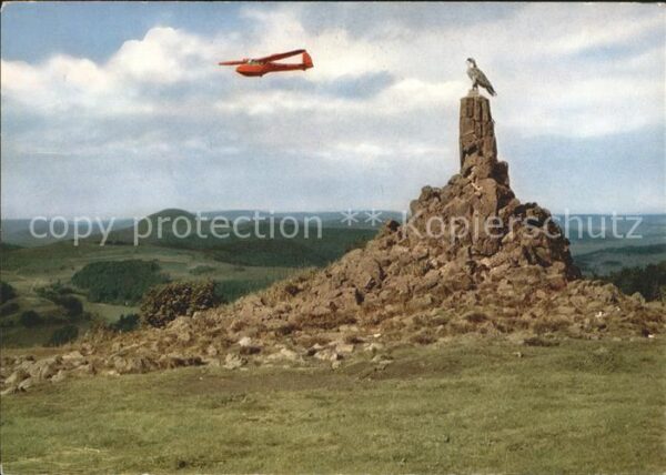 Segelflug Gliding Vol-Voile Vuolo-a-Vela Wasserkuppe Rhön Fliegerdenkmal