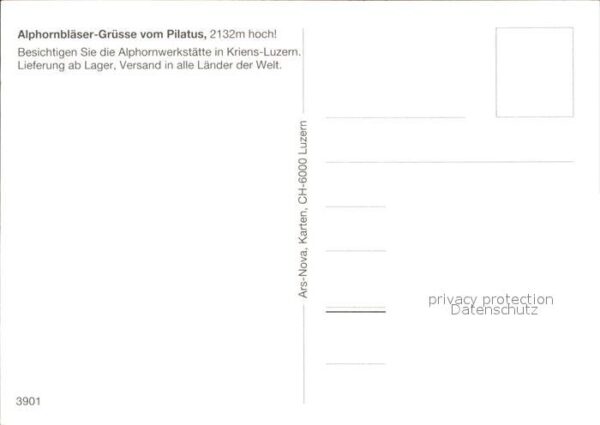 Alphorn Alphornbläser Pilatus – Bild 2
