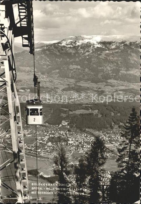 Seilbahn Goldeck Spittal-Millstättersee Seeboden