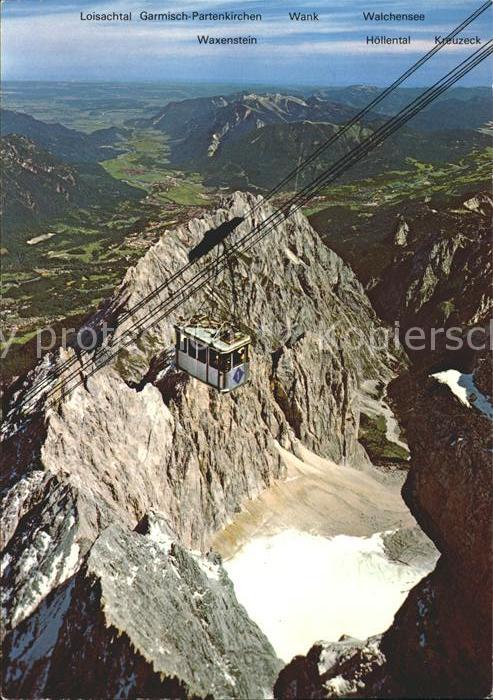 Seilbahn Zugspitze Höllental Waxensteinkamm Lois