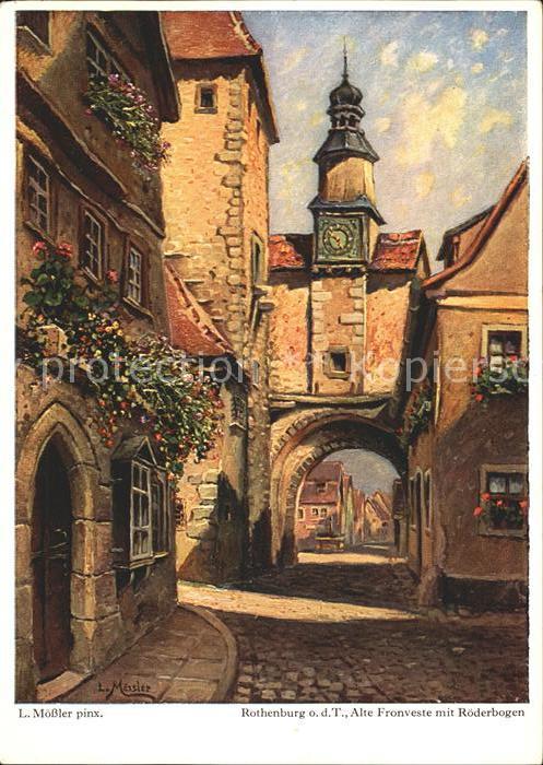 Moessler L. Rothenburg ob der Tauber Alte Fronveste