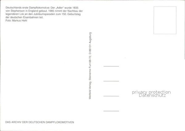 Lokomotive Adler – Bild 2