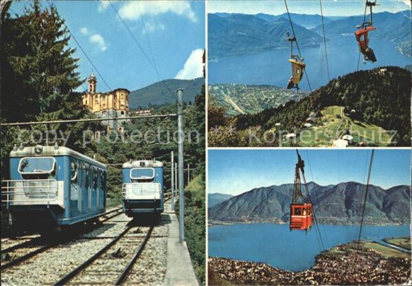 Seilbahn Zahnradbahn Sessellift Locarno Orselina
