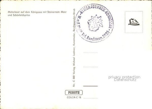 Motorboote Königssee Steinernem Meer Schönfeldspit – Bild 2