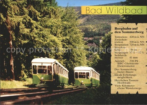 Zahnradbahn Bad Wildbad Sommerberg