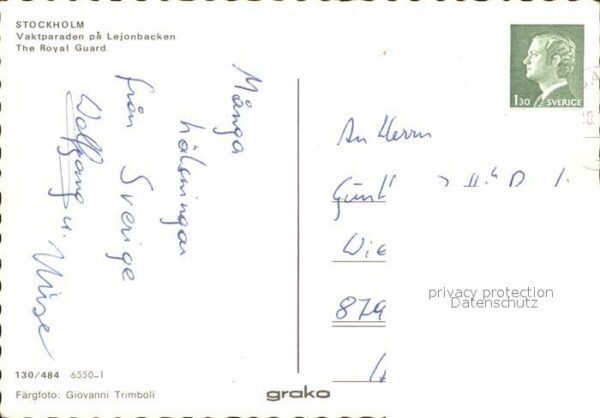 Leibgarde Wache The Royal Guard Stockholm – Bild 2