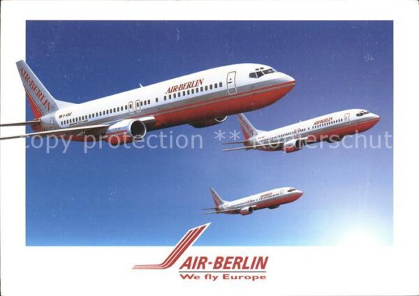 Flugzeuge Zivil Air-Berlin Flüsterjet Boeing 737/400