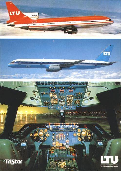 Flugzeuge Zivil LTU TriStar L-1011-1  LTS Boeing 757-20