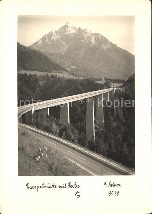 Bruecken Bauwerke Europabrücke Serles