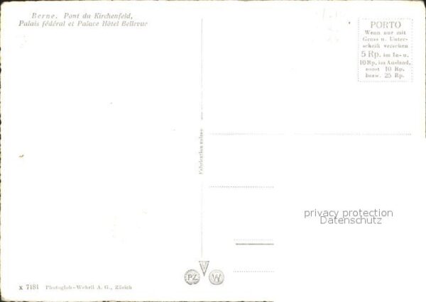 Strassenbahn Bern Kirchenfeldbrücke Bundespalast Pal – Bild 2