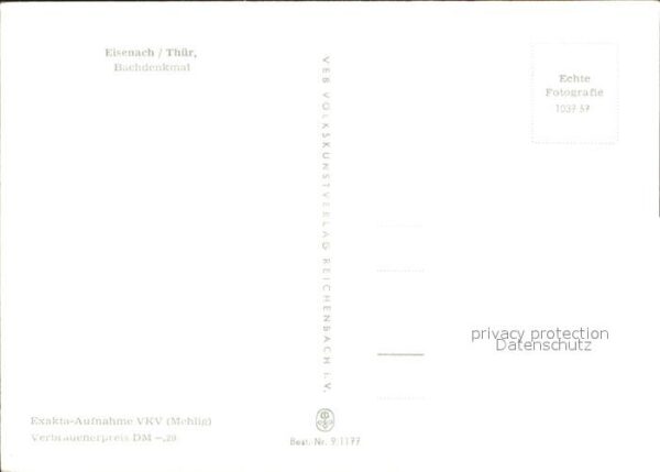 Bach Johann Sebastian Denkmal Eisenach – Bild 2