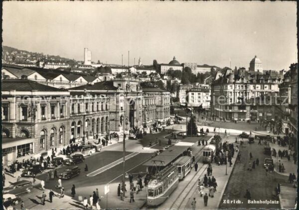 Strassenbahn Zürich Bahnhofplatz