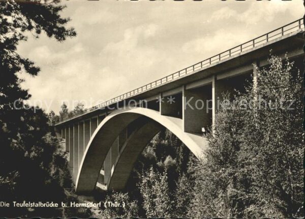 Bruecken Bauwerke Teufelsbrücke Hermsdorf
