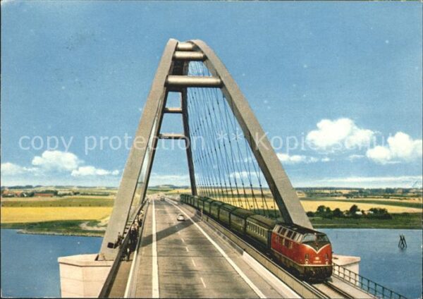 Eisenbahn Fehmarnsund-Brücke Vogelfluglinie Deuts
