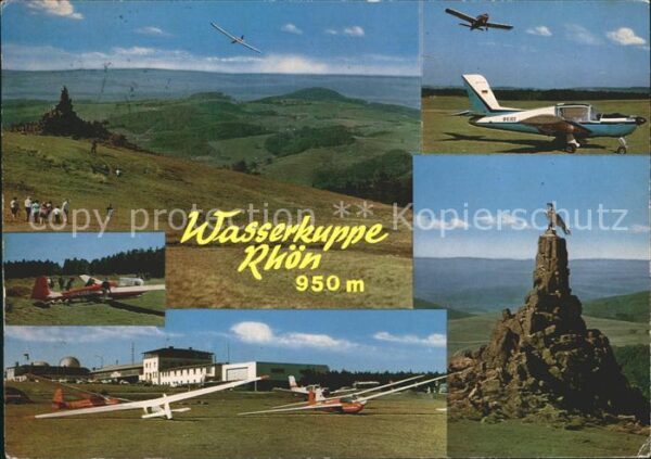 Segelflug Gliding Vol-Voile Vuolo-a-Vela Wasserkuppe Rhön