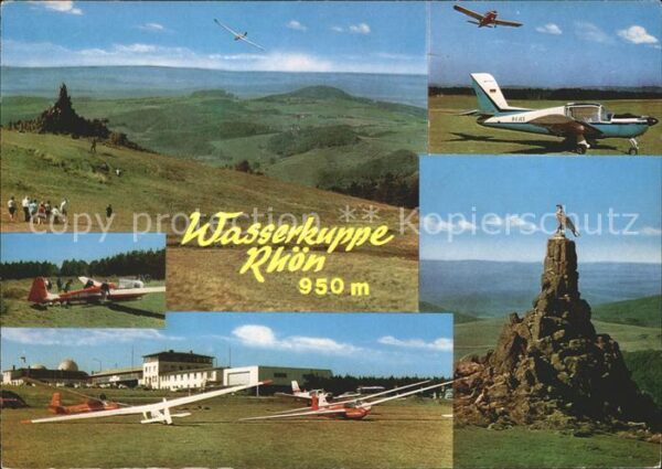 Segelflug Gliding Vol-Voile Vuolo-a-Vela Wasserkuppe Rhön Fliegerdenkmal