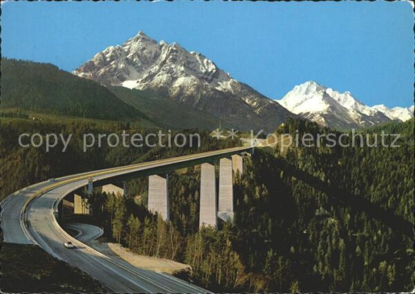 Bruecken Bauwerke Europabrücke Brenner-Autobahn Serles Ha