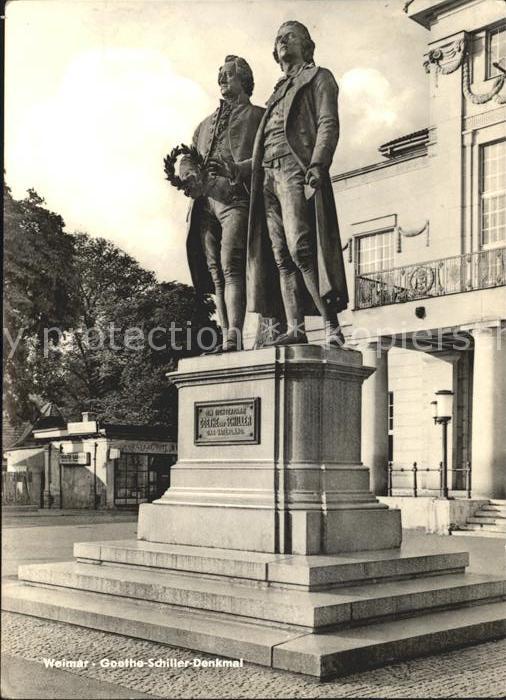 Denkmal Goethe-Schiller Weimar