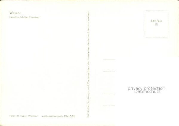 Denkmal Goethe-Schiller Weimar – Bild 2