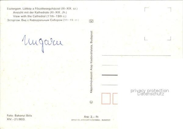 Dampfer Seitenrad Esztergom Kathedrale – Bild 2