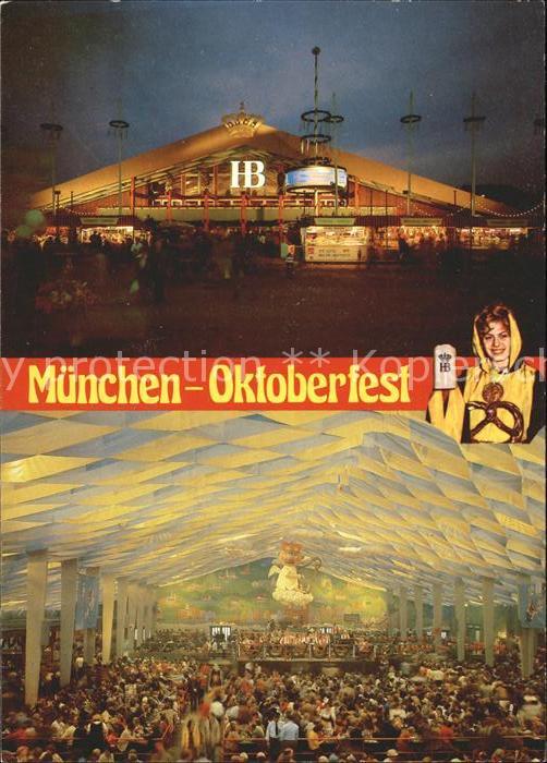 Oktoberfest München Hofbräu-Festzelt Münchner Kindl