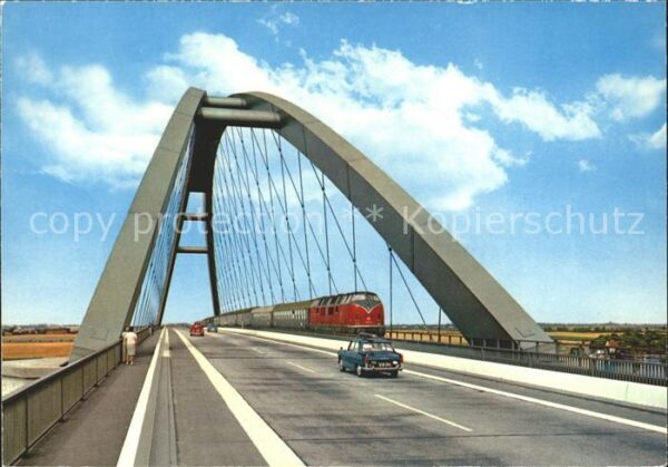Eisenbahn Fehmarnsund-Brücke Vogelfluglinie Deuts
